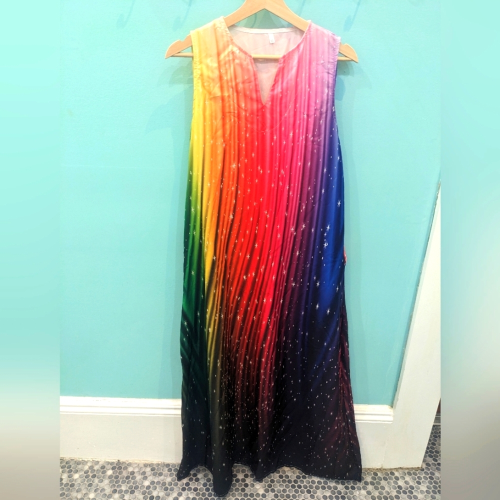 Rainbow Galaxy Dress